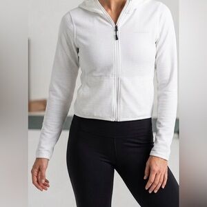 Merrell Full Zip Up White Yoga Jacket NWOT Size XS